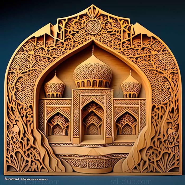 3D model Masjed Soleyman in Iran (STL)